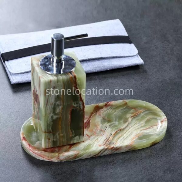 Green Onyx Soap Dispenser