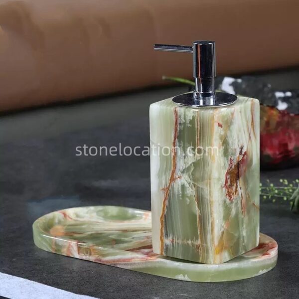 Green Onyx Soap Dispenser