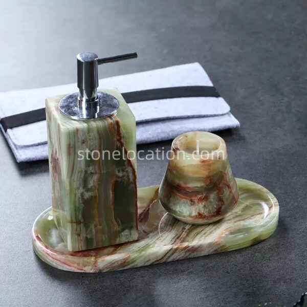 Green Onyx Soap Dispenser