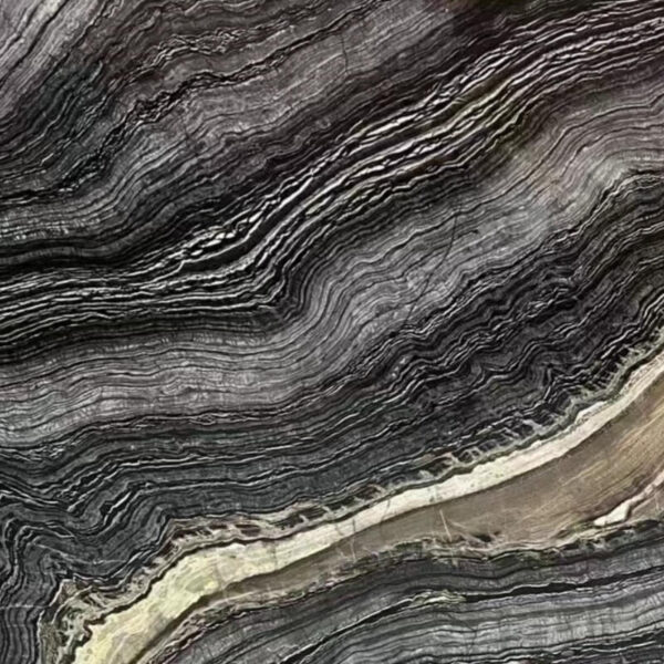 Black Wooden Marble