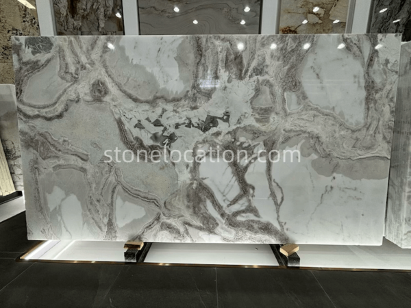 Karibib White Oyster Marble