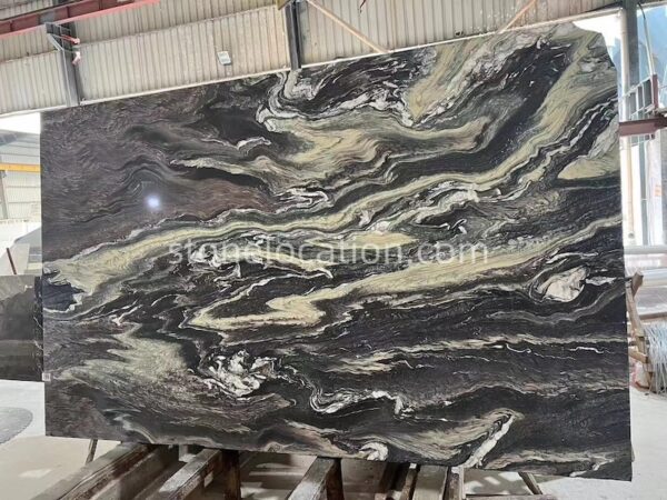 Explosion Blue Quartzite Slab