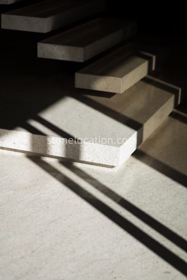 Iliria White Limestone for stairs